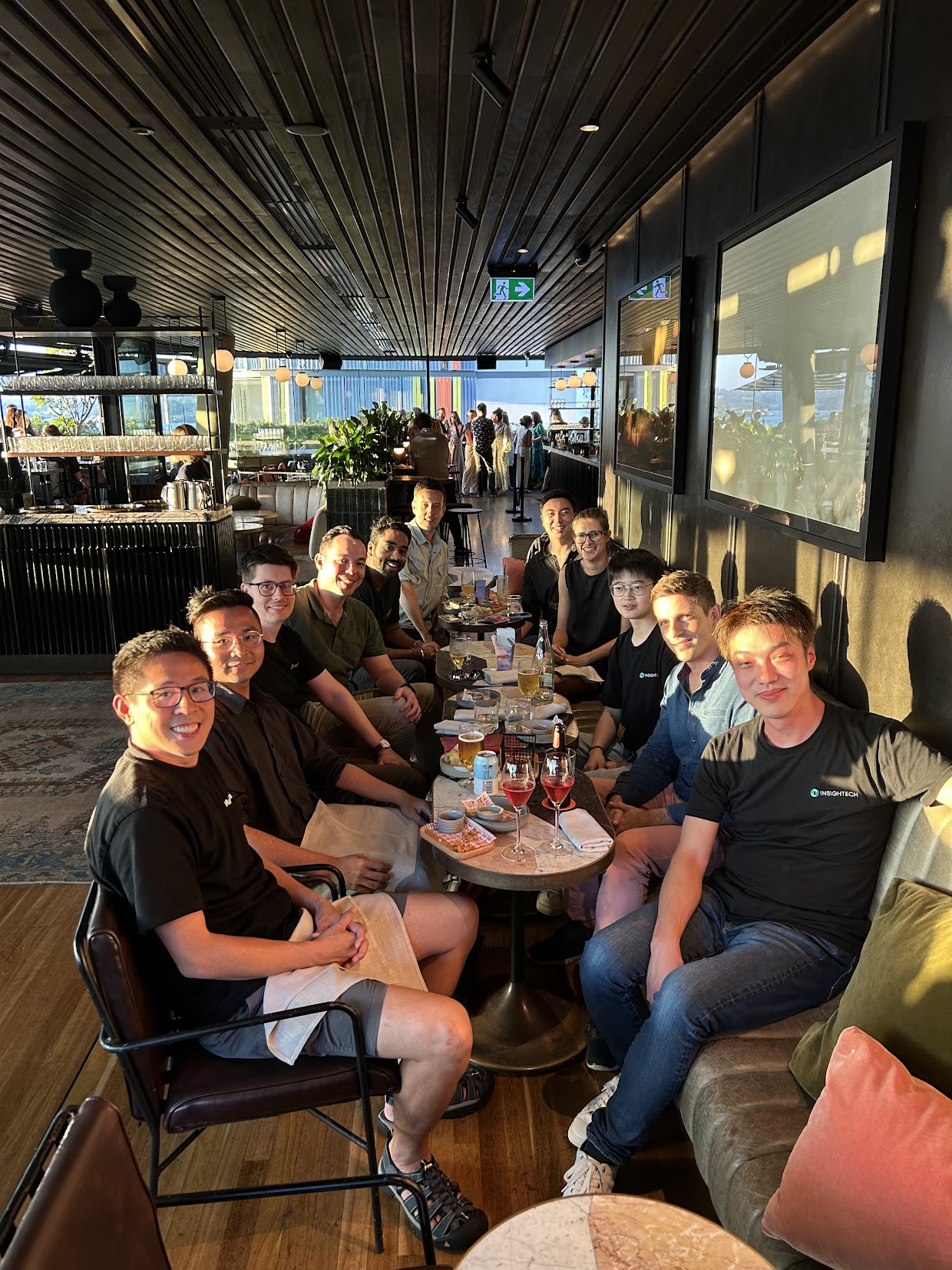 Insightech team working together